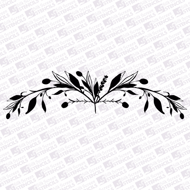 Olive branch 1 | Silkscreen Stencils