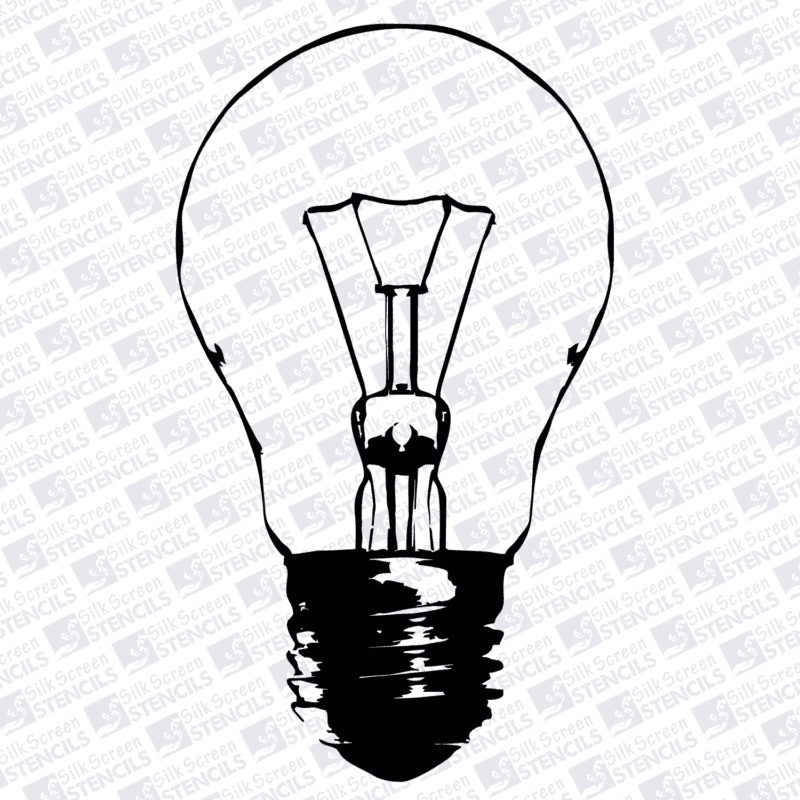 Light Bulb | Silkscreen Stencils
