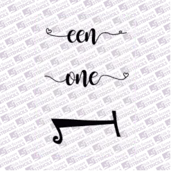 Sign een and one