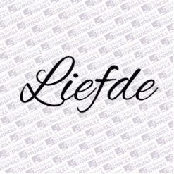 cursive Liefde