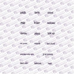 ink words