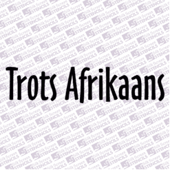 Trots Afrikaans
