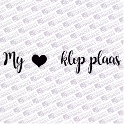 my hart klop plaas