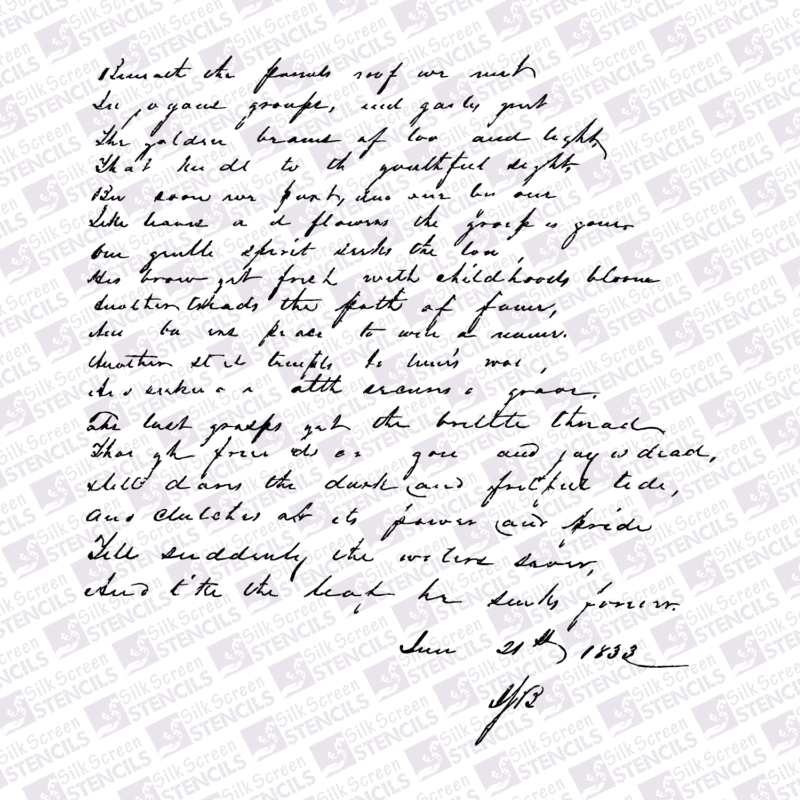 script full Silkscreen Stencils