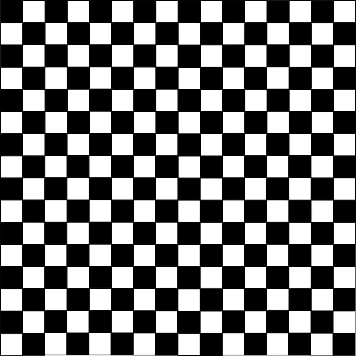 Silkscreen Stencils for Art Projects Close-up of black and white checkered silkscreen stencil for printing and craft projects.