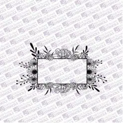 Floral frame