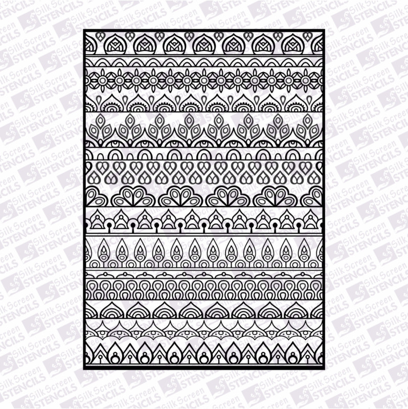 mandala-lines-silkscreen-stencils