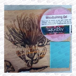 Woodburning gel and Squeegee