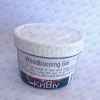 Woodburning gel used with a silkscreen